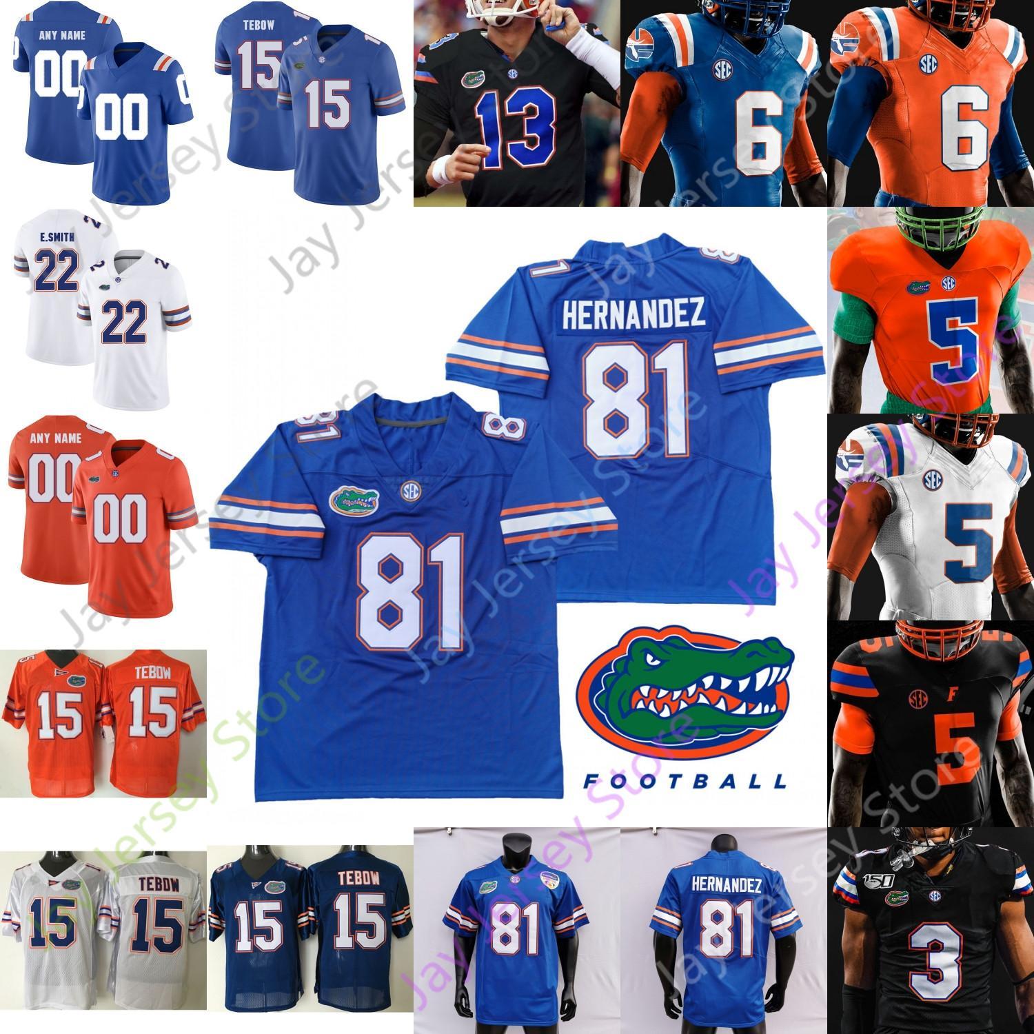 Florida Gators Football Jersey NCAA College Aaron Hernandez Tim Tebow Emmitt Smith Kyle Trask Dameon Pierce Kyle Pitts Toney Malik Davis, Black i
Florida Gators Football Jersey NCAA College Aaron Hernandez Tim Tebow Emmitt Smith Kyle Trask Dameon Pierce Kyle Pitts Toney Malik Davis, Black i
