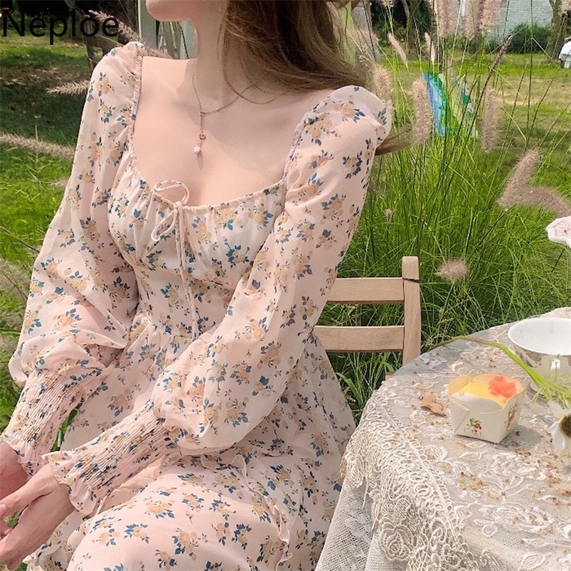 Neploe Korean Floral Dress Women Elegant Square Collar Woman Dresses Fashion Puff Sleeve Ruffles Ladies Bangage Vestidos 226014, Photo color
Neploe Korean Floral Dress Women Elegant Square Collar Woman Dresses Fashion Puff Sleeve Ruffles Ladies Bangage Vestidos 226014, Photo color