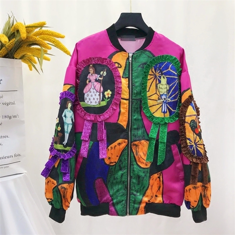 Sequins bomber jacket women Harajuku pilot jacket coat 2019 casual printing basic baseball jackets T200111, Beige
Sequins bomber jacket women Harajuku pilot jacket coat 2019 casual printing basic baseball jackets T200111, Beige