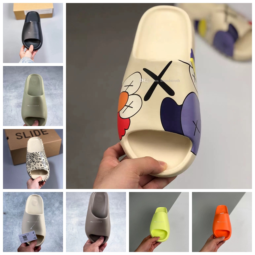 Slippers Slides Bone Core Resin 2021 Desert Sand Enflame Orange Onyx Resin flip flop