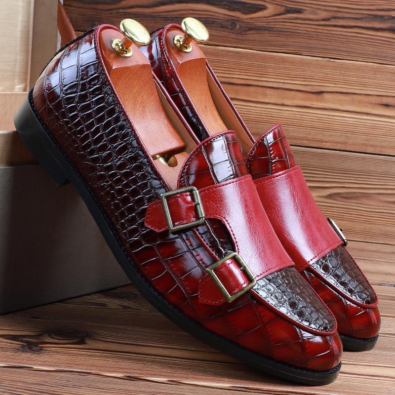 Dress Shoes Fashion British Men Casual Crocodile Luxury Designer Formal Leather Business Work Loafers Italian Wedding, Black
Dress Shoes Fashion British Men Casual Crocodile Luxury Designer Formal Leather Business Work Loafers Italian Wedding, Black