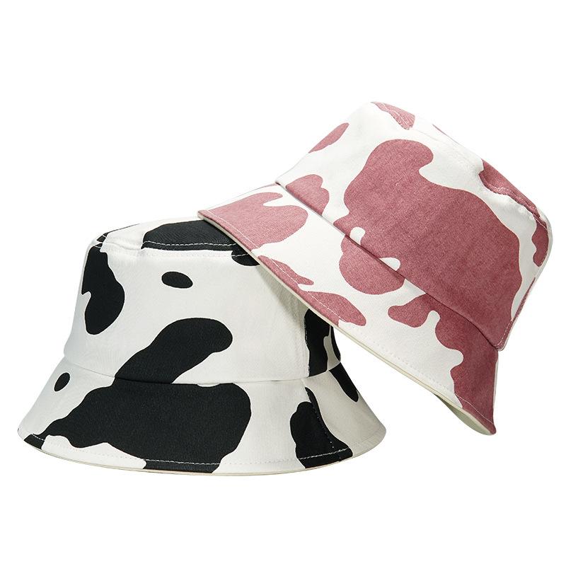 Berets Spring Summer Cow Print Bucket Hats Women Designer Sun Cap Cotton Hip Hop Fisherman's Hat FemaleBerets, Black
Berets Spring Summer Cow Print Bucket Hats Women Designer Sun Cap Cotton Hip Hop Fisherman's Hat FemaleBerets, Black