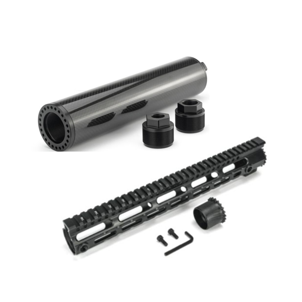 4"L 7"L 10"L 12"L 13.5"L 15"L AR15 Slim Light Mlok Handguard Nut Free Float Picatinny Rail Scope And Carbon Fiber Cool Core Modular Solvent Trap
4"L 7"L 10"L 12"L 13.5"L 15"L AR15 Slim Light Mlok Handguard Nut Free Float Picatinny Rail Scope And Carbon Fiber Cool Core Modular Solvent Trap