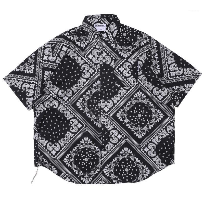 Cashew Flowers Short Sleeve Shirt Mens Amekaji Summer Retro Americana Casual Full Print Pattern Half-Sleeve Lapel Shirts Men Men's, Black
Cashew Flowers Short Sleeve Shirt Mens Amekaji Summer Retro Americana Casual Full Print Pattern Half-Sleeve Lapel Shirts Men Men's, Black