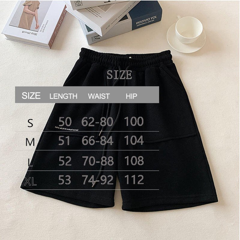High Waist Casual Sports Shorts Women Spring And Summer Thin Section Slim Straight Wideleg Pants Women Home Fivepoint Pant 220527