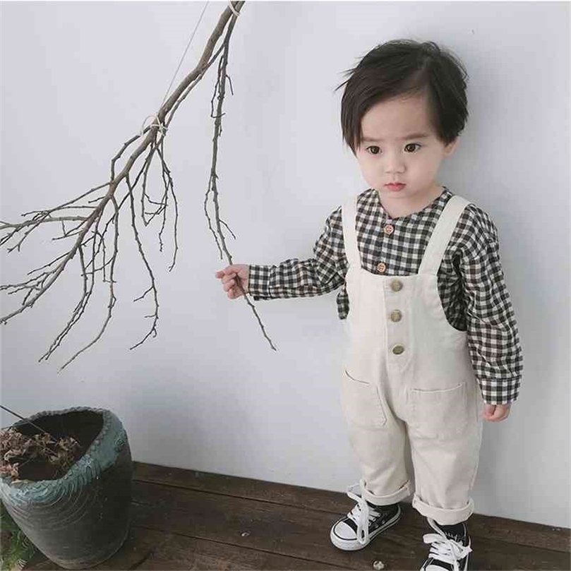 Autumn infant kids cotton soft casual overalls baby boys girls high waist fashion suspender trousers children bib pants 210708, White
Autumn infant kids cotton soft casual overalls baby boys girls high waist fashion suspender trousers children bib pants 210708, White