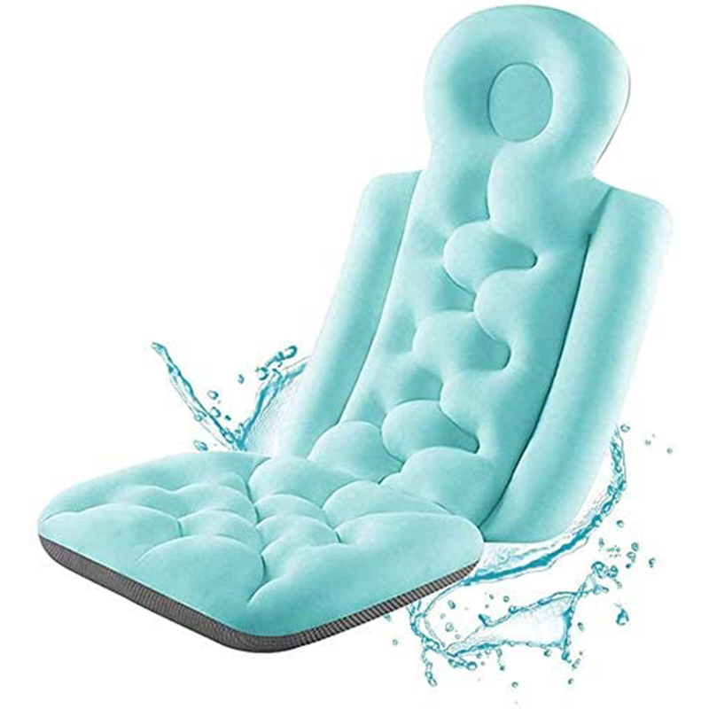 1PC Adult Bath Pillow Comfortable Cushion Spa Bathing Pad Body Bathtub Cushion Non-Slip Neck & Back Relax Bathroom Supply Tool