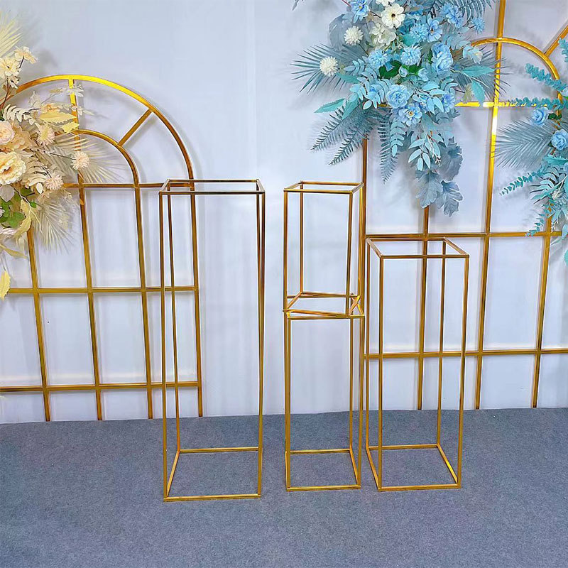 4pcs Wedding Centerpiece Gold-Plated Geometric Flower Stand Home Decoration Shiny Metal Iron Rectangle Square Frame Backdrop, As described
4pcs Wedding Centerpiece Gold-Plated Geometric Flower Stand Home Decoration Shiny Metal Iron Rectangle Square Frame Backdrop, As described