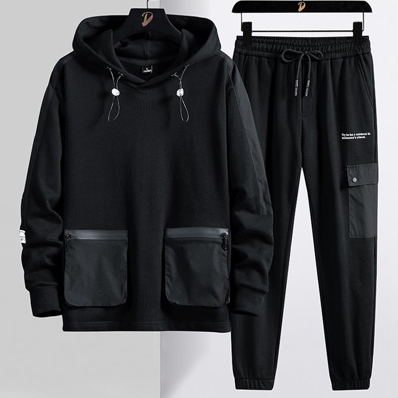 Men's Tracksuits Spring Autumn Adjustable Hooded Tracksuit Men Plus Size Streetwear Pockets Hoodie Sweat Suits Male Black Grey 2 Piece S, Dark grey
Men's Tracksuits Spring Autumn Adjustable Hooded Tracksuit Men Plus Size Streetwear Pockets Hoodie Sweat Suits Male Black Grey 2 Piece S, Dark grey