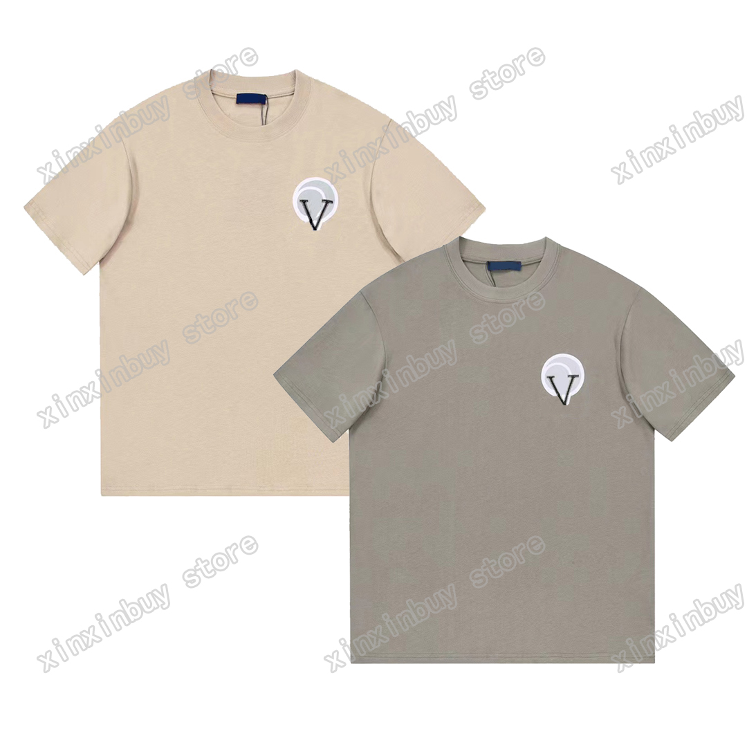 22ss Men Women Designers t shirts Paris Letter embroidery cotton tee short sleeve Crew Neck Streetwear xinxinbuy gray green khaki XS-L
22ss Men Women Designers t shirts Paris Letter embroidery cotton tee short sleeve Crew Neck Streetwear xinxinbuy gray green khaki XS-L