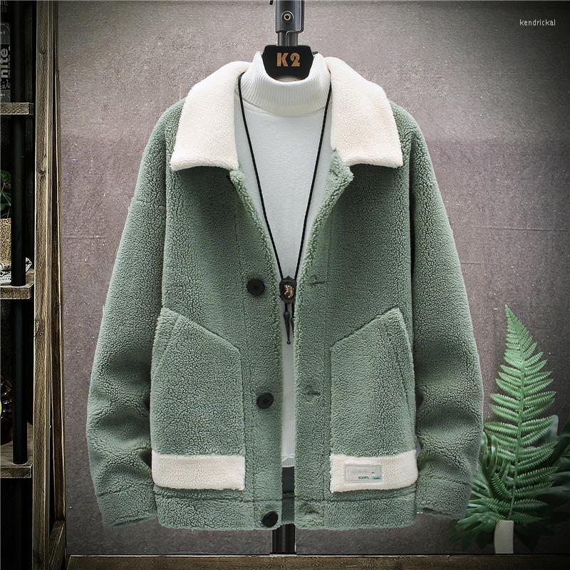 Men's Wool & Blends 2022 Fur Integrated Men Sheep Sheared Garment Tide Particle Cashmere Short Composite Winter Coat Beige Green Black Kend2
Men's Wool & Blends 2022 Fur Integrated Men Sheep Sheared Garment Tide Particle Cashmere Short Composite Winter Coat Beige Green Black Kend2