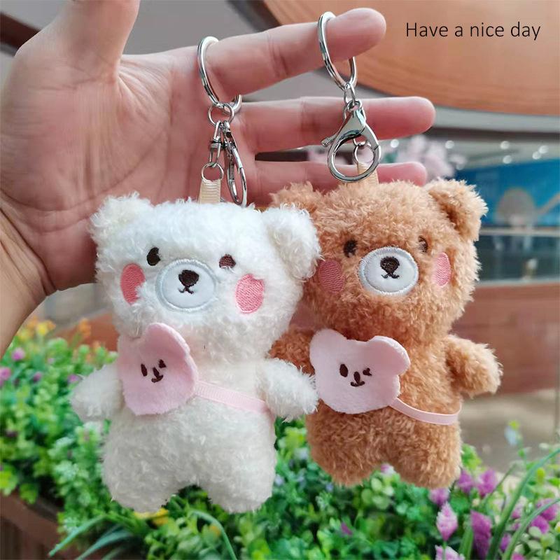 Keychains Cute Plush Bear Doll Keychain Car Keyring Charm Couple Matching Jewelry Kawaii Bag Pendant Wholesale Items For Boutique
Keychains Cute Plush Bear Doll Keychain Car Keyring Charm Couple Matching Jewelry Kawaii Bag Pendant Wholesale Items For Boutique