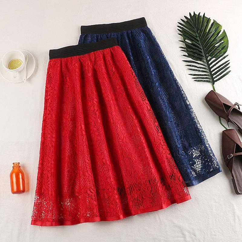 Skirts Summer High Waisted Slim Lace Embroidered Skirt Han Version A Word Medium Length All-around Zipper Children, See chart
Skirts Summer High Waisted Slim Lace Embroidered Skirt Han Version A Word Medium Length All-around Zipper Children, See chart