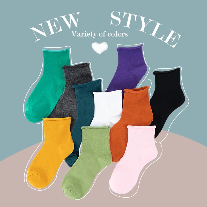 Socks & Hosiery 2022 Spring Cotton Women Candy Color Curling Solid Ins All-match College Style Girls Simple Fashion, Black
Socks & Hosiery 2022 Spring Cotton Women Candy Color Curling Solid Ins All-match College Style Girls Simple Fashion, Black