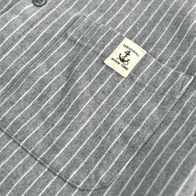 Men Winter Fashion Fleece Lined Warm Thick Classical Striped Shirts Male Long Sleeve Lapel Brushed Casual Retro Tops Clothing 220322