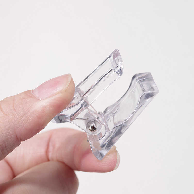 Acrylic Nail Clip Transparent Gel Quick Building Tips Clips Finger Nail Polish Extension UV Clamps Manicure Art Builder Tools