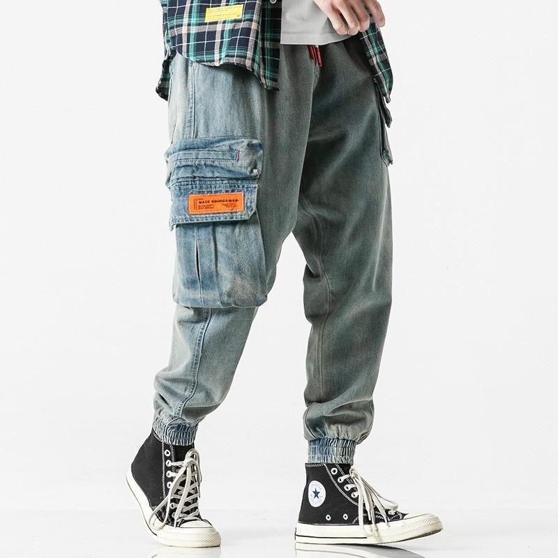 Men's Pants 2022 Harajuku Denim Pant Baggy Jogger Men Hip Cargo Streetwear Summer Side Pocket Trousers Loose Elastic Waist Hipster, A39a18107
Men's Pants 2022 Harajuku Denim Pant Baggy Jogger Men Hip Cargo Streetwear Summer Side Pocket Trousers Loose Elastic Waist Hipster, A39a18107