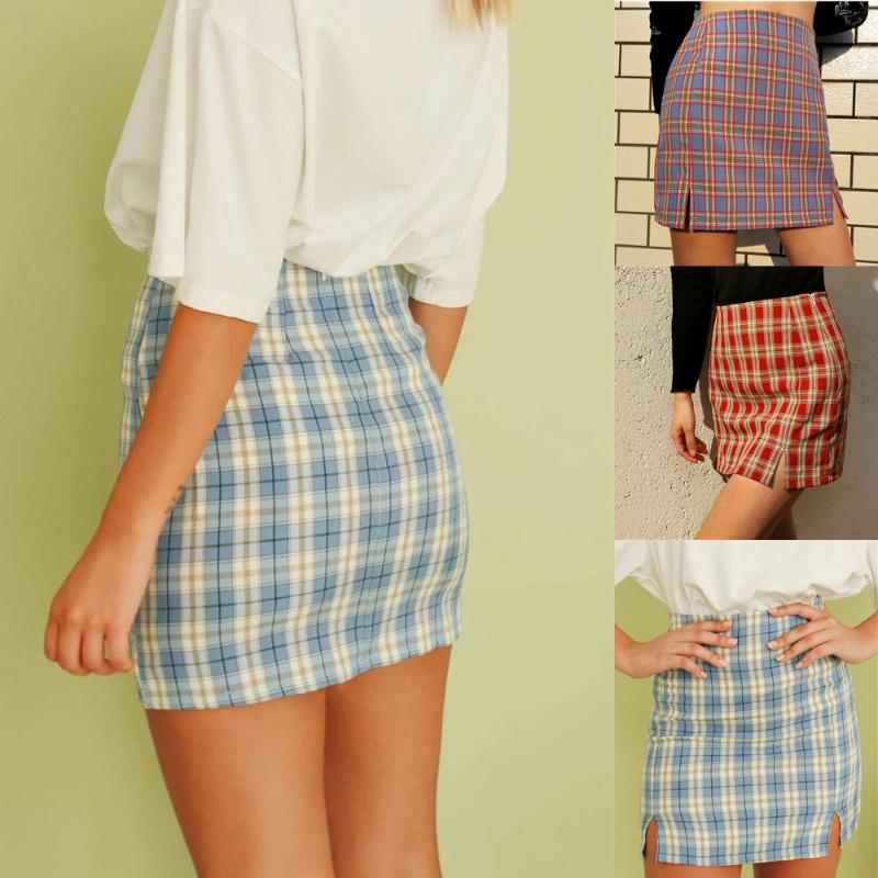 Skirts Fashion Women Plaid Slit Pencil Skirt Sexy High Waist Mini Elegant Slim Front Pack Hip SkirtSkirts, Red
Skirts Fashion Women Plaid Slit Pencil Skirt Sexy High Waist Mini Elegant Slim Front Pack Hip SkirtSkirts, Red
