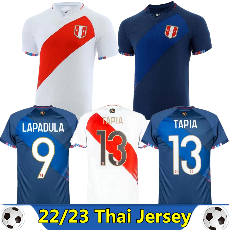 2022 2023 Peru LAPADULA TAPIA FLORES Mens Soccer Jerseys CUEVA GUERRERO FARFAN ABRAM LORES Football Shirts National Team Home White Away Short Sleeve Uniforms, Black
2022 2023 Peru LAPADULA TAPIA FLORES Mens Soccer Jerseys CUEVA GUERRERO FARFAN ABRAM LORES Football Shirts National Team Home White Away Short Sleeve Uniforms, Black