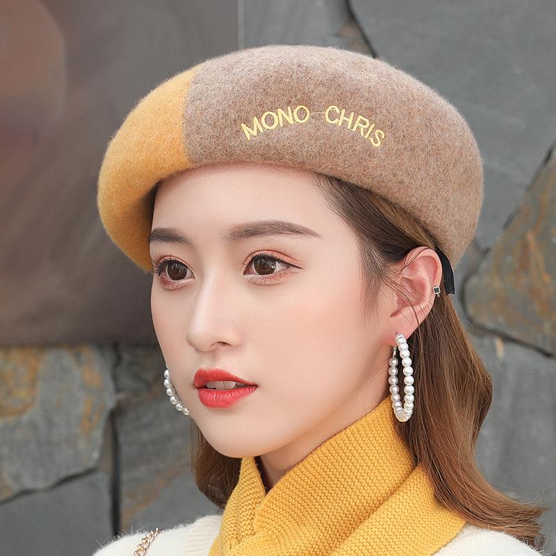 Berets Fashion Japanese Two-color Embroidery Beret Autumn And Winter Korean Edition Warm Painter Hat Net Red Retro Octagonal HatBerets
Berets Fashion Japanese Two-color Embroidery Beret Autumn And Winter Korean Edition Warm Painter Hat Net Red Retro Octagonal HatBerets