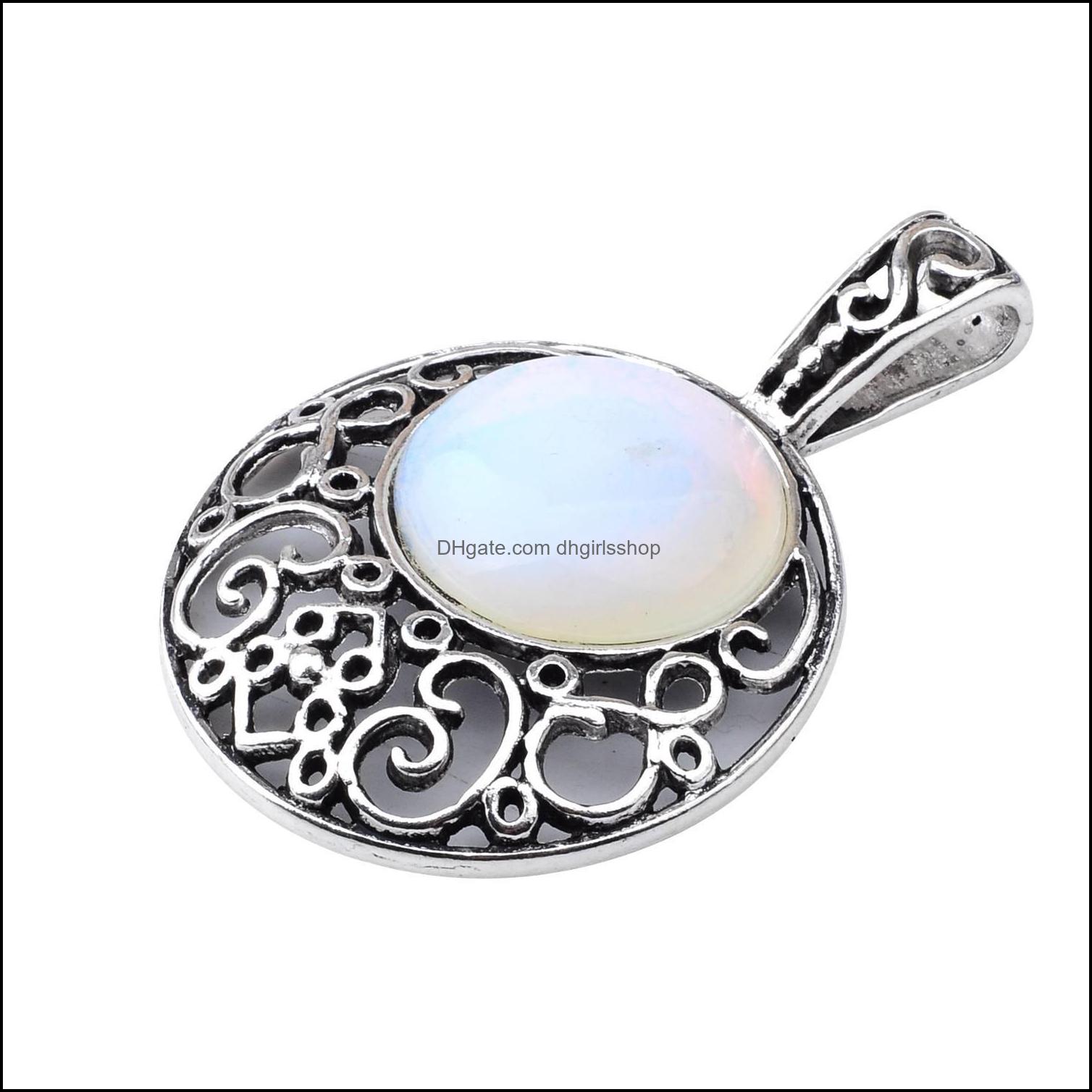 Lockets Necklaces Pendants Jewelry Semi Precious Stone Opal Opalite 40Mm Plated Sier Alloy 20Mm Cabochon Crystal Women Dhmp1
Lockets Necklaces Pendants Jewelry Semi Precious Stone Opal Opalite 40Mm Plated Sier Alloy 20Mm Cabochon Crystal Women Dhmp1