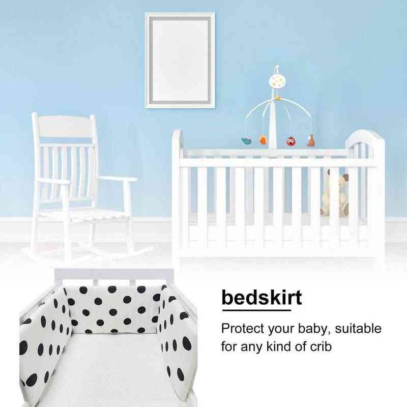 One Piece Baby Crib Bumper Soft And Skin-friendly Padded Crib Liner Suitable For Protect Your Child In The Household G220421