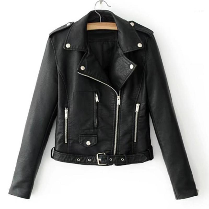 Women' Jackets Lady Leather Long Sleeve Lapel Zipper Button Pocket Motorcycle Jacket Short Coat Wholesale Drop Harajuku Style Chic, Blue
Women' Jackets Lady Leather Long Sleeve Lapel Zipper Button Pocket Motorcycle Jacket Short Coat Wholesale Drop Harajuku Style Chic, Blue
