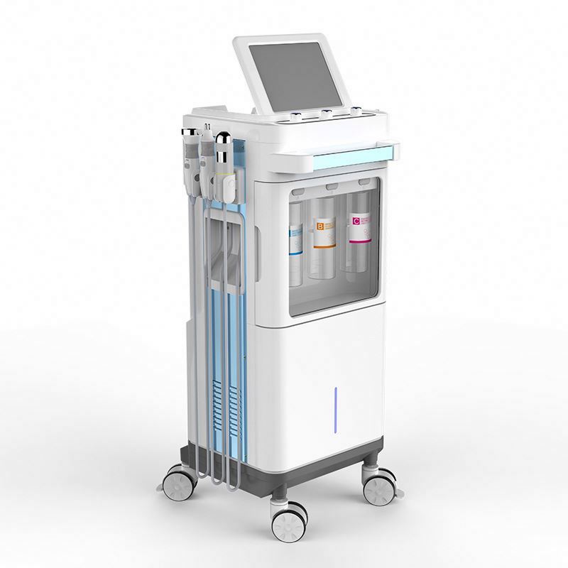 Plasma skin lift microdermabrasion machine ultrasonic skin scrubber hot/cold face equipment