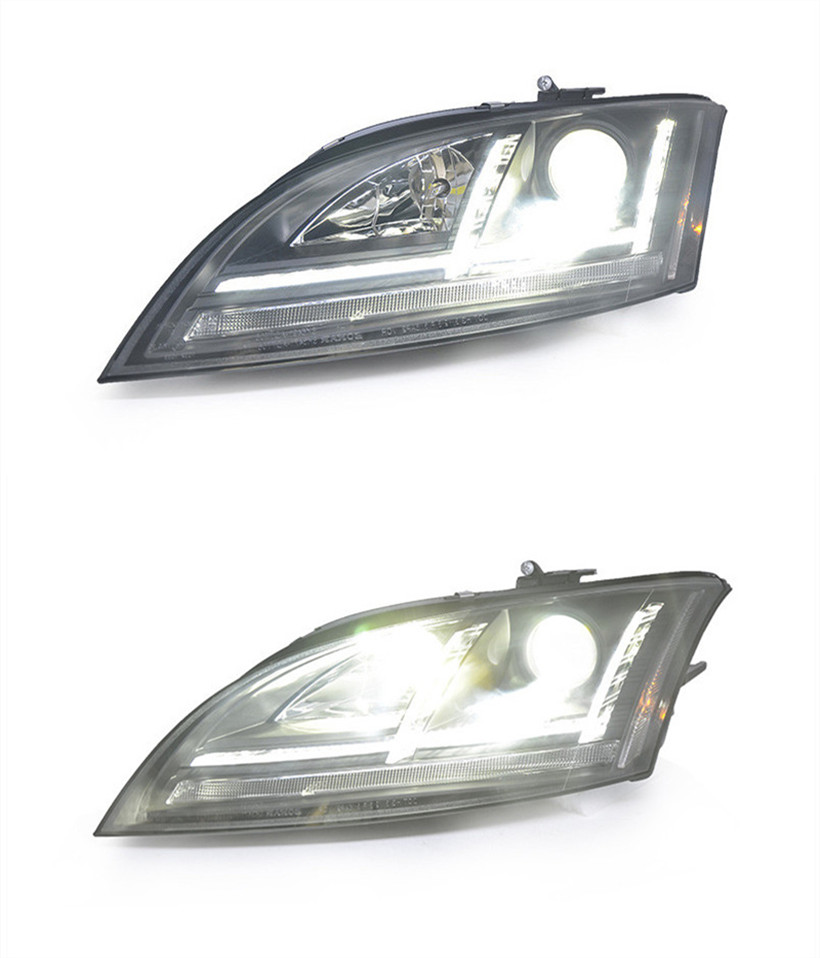 Car Styling Head Lamp For Audi TT Headlights 2006-2012 Headlight LED DRL Signal Lamp Hid Bi Xenon with AFS Auto Accessories