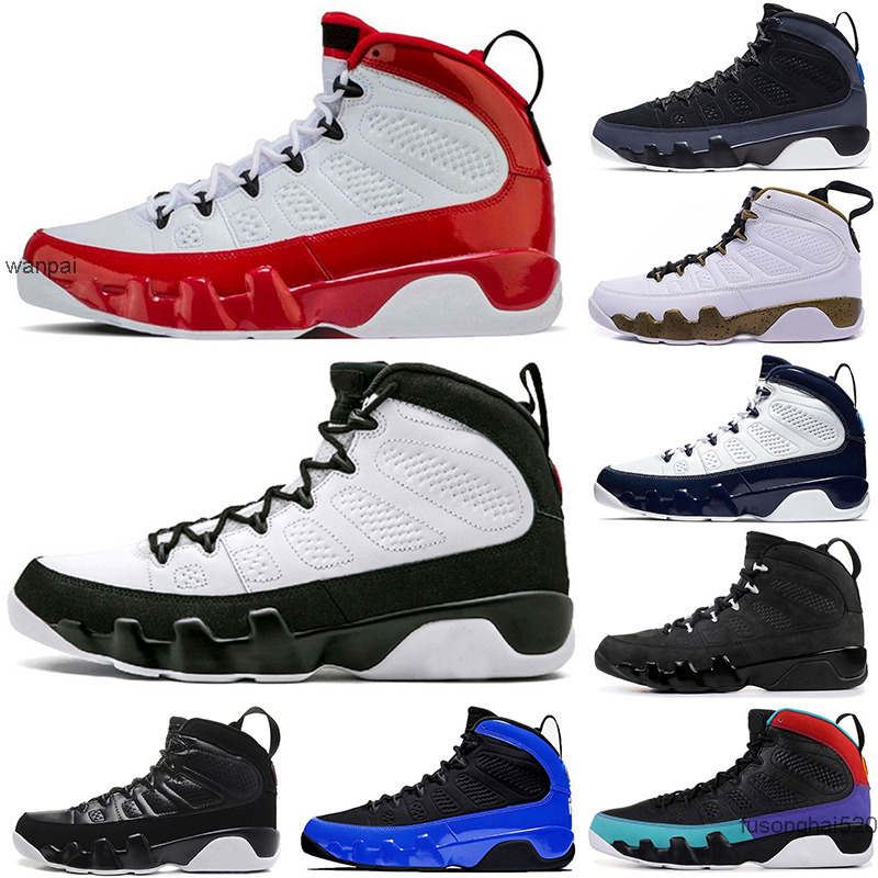 2022 classic Retro 9s basketball shoes men UNC The Spirit Racer Blue OG space jam Gym Red Anthracite outdoor sports trainers eur 40-47