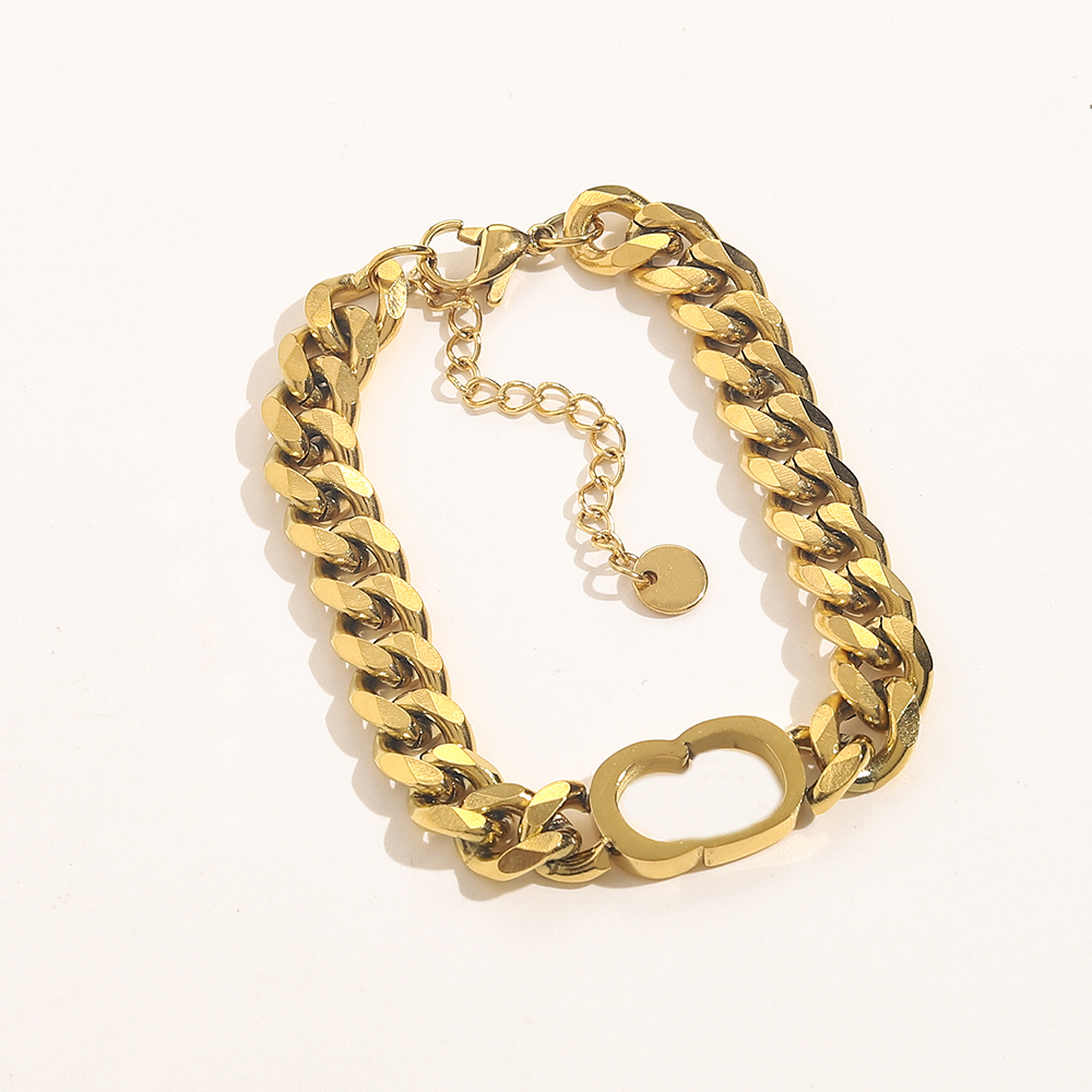 Wholesale Bracelets Women Men Bangle 18K Gold Plated Stainless steel Lovers Letter Accessories Gift Wristband Cuff Chain Wedding Jewelry ZG1361
Wholesale Bracelets Women Men Bangle 18K Gold Plated Stainless steel Lovers Letter Accessories Gift Wristband Cuff Chain Wedding Jewelry ZG1361