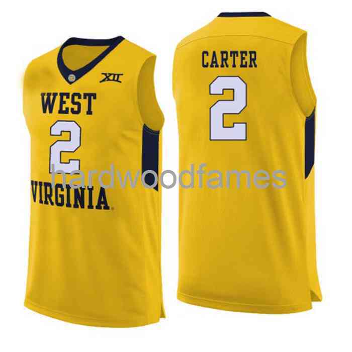 West Cheap Custom Virginia Mountaineers Carter 2 NCAA Basketball Jersey Yellow Men Women Youth 5XL 6XL Shirt
West Cheap Custom Virginia Mountaineers Carter 2 NCAA Basketball Jersey Yellow Men Women Youth 5XL 6XL Shirt