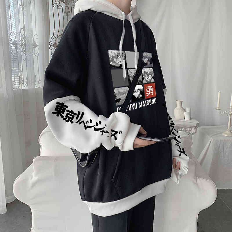 Anime Tokyo Revengers Harajuku Chifuyu Matsuno Manga Kawaii Hoodies Oversized Men Women Long Sleeve Patchwork Winter Sweatshirts, Blue
Anime Tokyo Revengers Harajuku Chifuyu Matsuno Manga Kawaii Hoodies Oversized Men Women Long Sleeve Patchwork Winter Sweatshirts, Blue