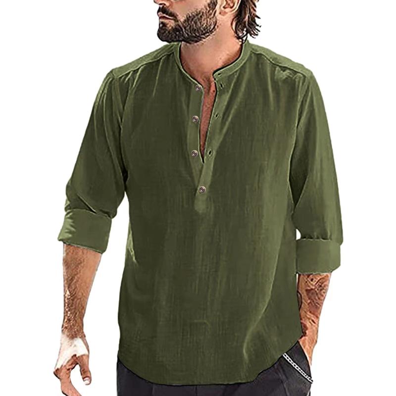 Men's Casual Shirts Men's Blouse Cotton Linen Shirt Loose Tops Long Sleeve Tee Spring Summer Handsome ShirtsMen's, Beige
Men's Casual Shirts Men's Blouse Cotton Linen Shirt Loose Tops Long Sleeve Tee Spring Summer Handsome ShirtsMen's, Beige