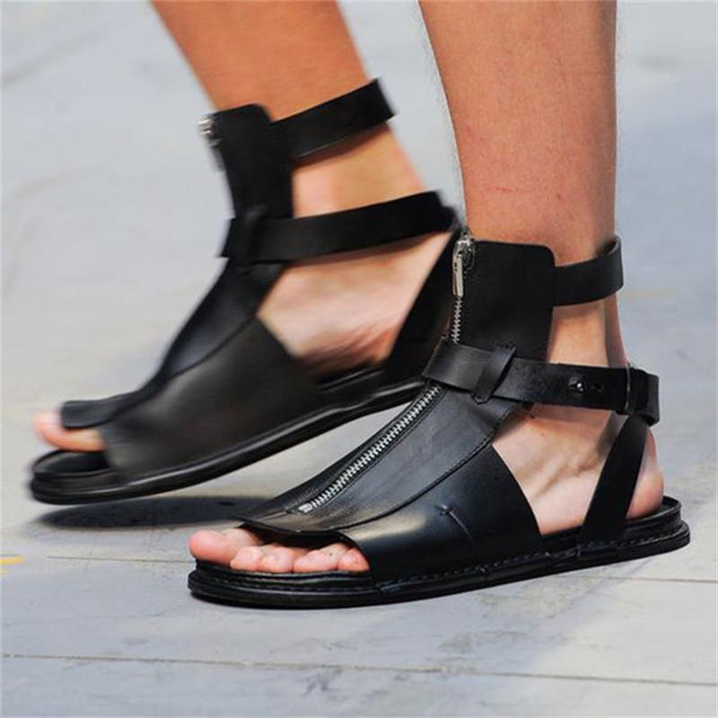 Sandals Men Shoes PU Solid Color Fashion Casual Street Beach Personality Open Toe Zipper Belt Buckle Comfortable Sandals CP003, Clear
Sandals Men Shoes PU Solid Color Fashion Casual Street Beach Personality Open Toe Zipper Belt Buckle Comfortable Sandals CP003, Clear