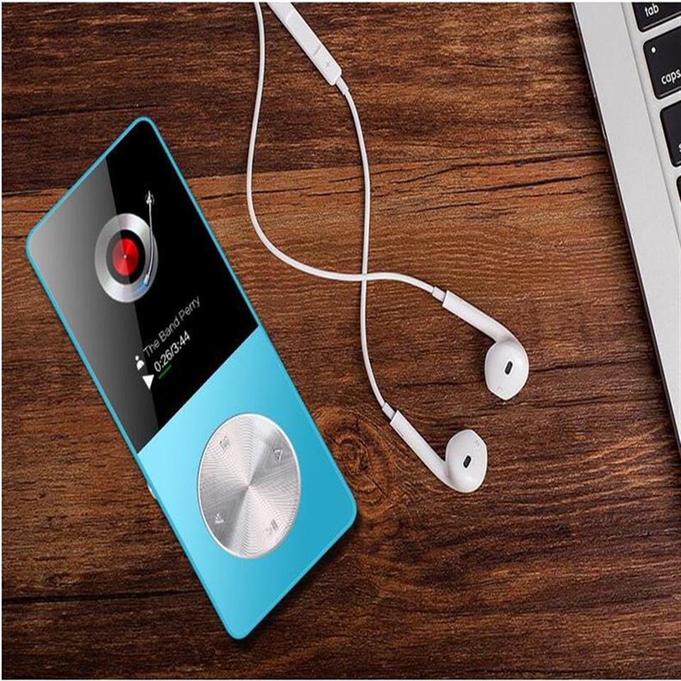 Metal MP3 MP4 Player 8gb 16GB Video Sport MP4 Flash HIFI Slim MP4 Video Player Radio Recorder Walkman With Speaker2366240w263s