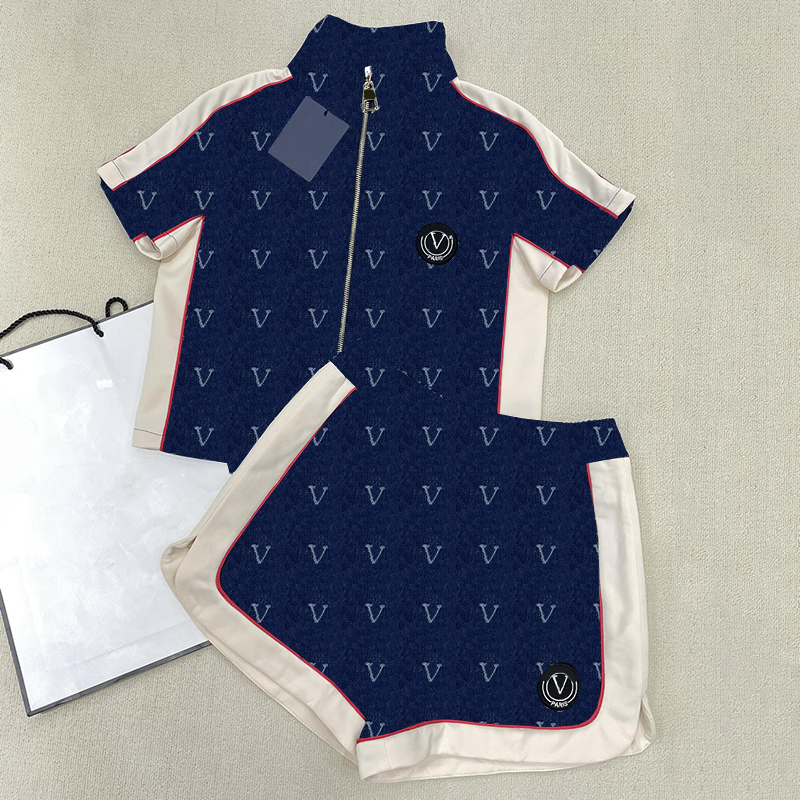 Women Plus Size Tracksuits Vintage Letters Jacquard Sport Tracksuit Ladies Denim Shirts Shorts Luxury Two Pieces Set, Blue
Women Plus Size Tracksuits Vintage Letters Jacquard Sport Tracksuit Ladies Denim Shirts Shorts Luxury Two Pieces Set, Blue