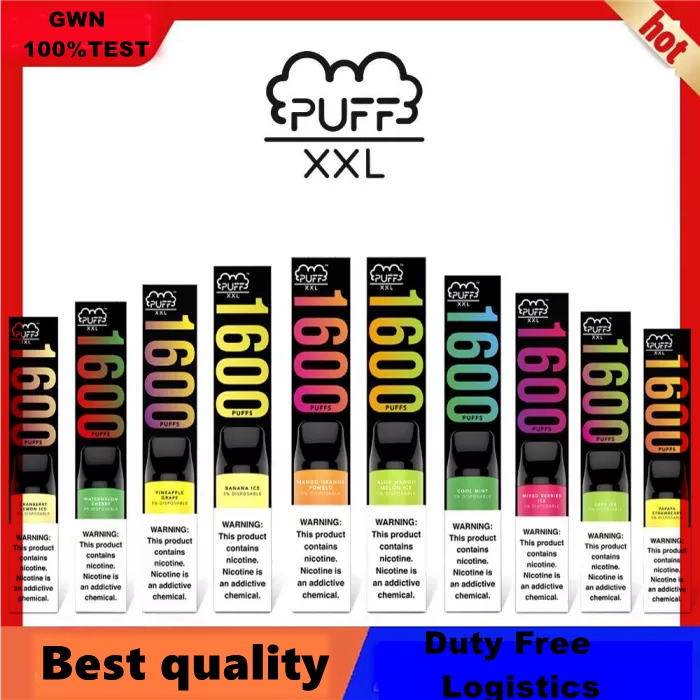 Hot Puff Bar Plus XXL Disposable Vape Pod Electronic Cigarette 800 1600 Puffs Vapor Device 550 Battery Kit Prefilled Cartidge E Cigs
Hot Puff Bar Plus XXL Disposable Vape Pod Electronic Cigarette 800 1600 Puffs Vapor Device 550 Battery Kit Prefilled Cartidge E Cigs