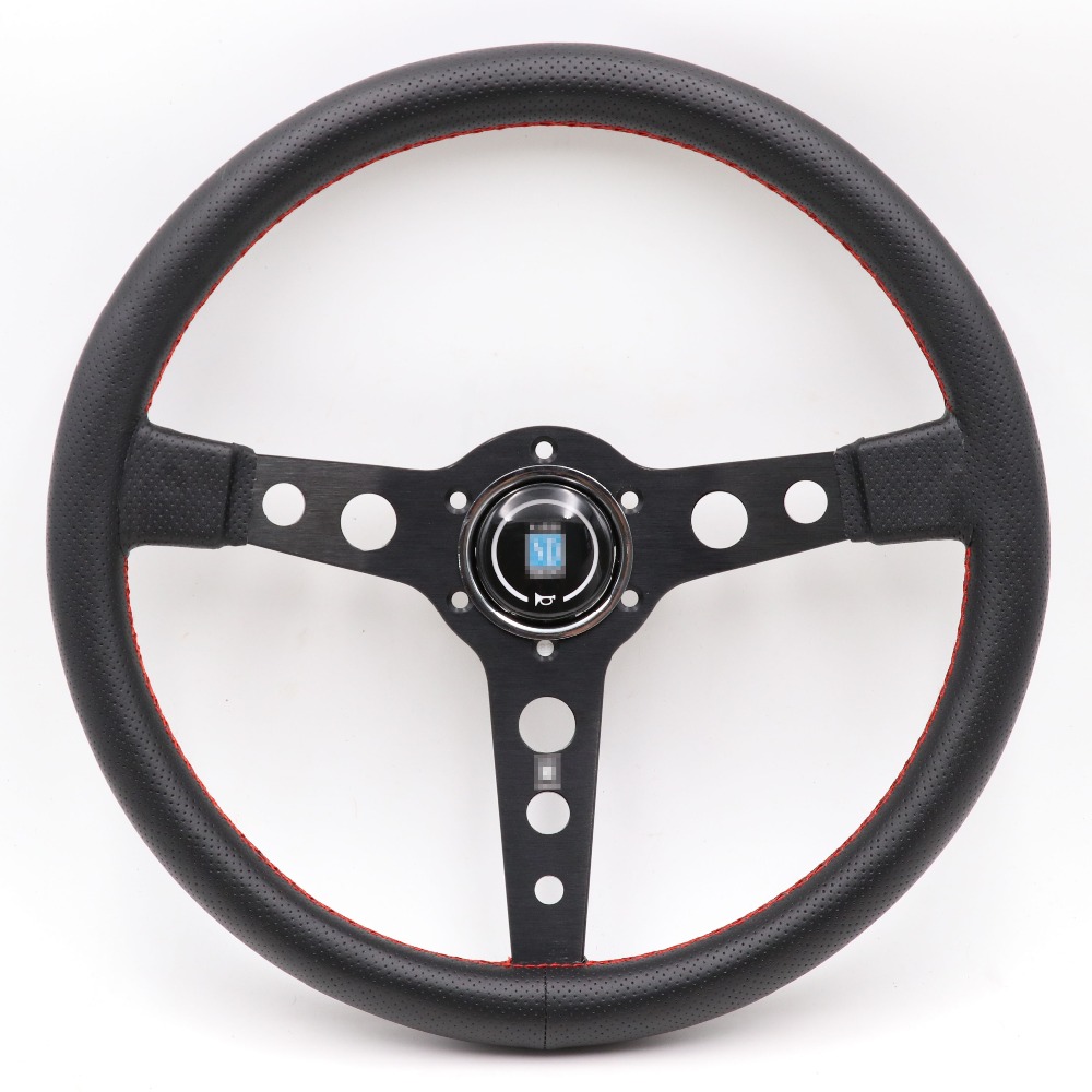 New ND 14inch Black Lightweight Genuine Leather Steering Wheel Drift Sport Steering Wheels
New ND 14inch Black Lightweight Genuine Leather Steering Wheel Drift Sport Steering Wheels