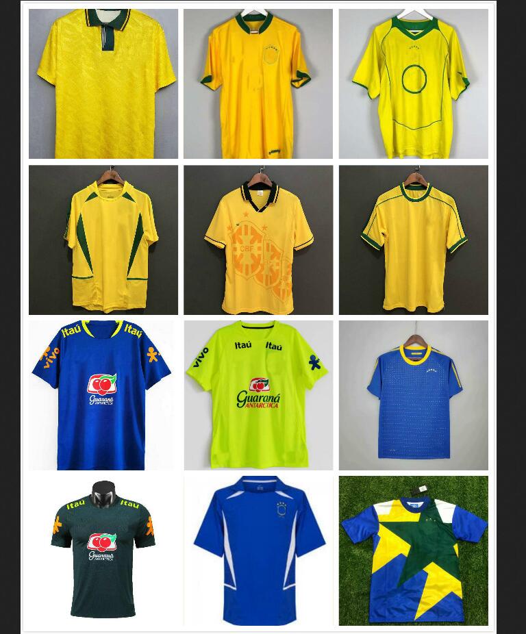 2006 Brasil RONALDINHO ADRIANO RIVALDO Romario Soccer Jerseys 1957 1991 1993 1994 1998 2000 2002 2004 2010 BraziLS Retro football Shirt
2006 Brasil RONALDINHO ADRIANO RIVALDO Romario Soccer Jerseys 1957 1991 1993 1994 1998 2000 2002 2004 2010 BraziLS Retro football Shirt