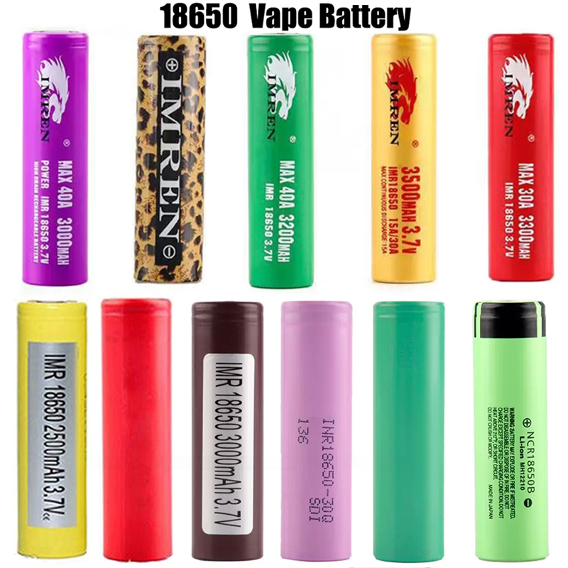 100% Quality IMR 18650 Battery HG2 25R VTC5 NCR 3000mAh 3300mAh 3500mAh 3.7V 30A 40A Rechargable Vape Box Mod E cigarette Power Lithium Batteries
100% Quality IMR 18650 Battery HG2 25R VTC5 NCR 3000mAh 3300mAh 3500mAh 3.7V 30A 40A Rechargable Vape Box Mod E cigarette Power Lithium Batteries