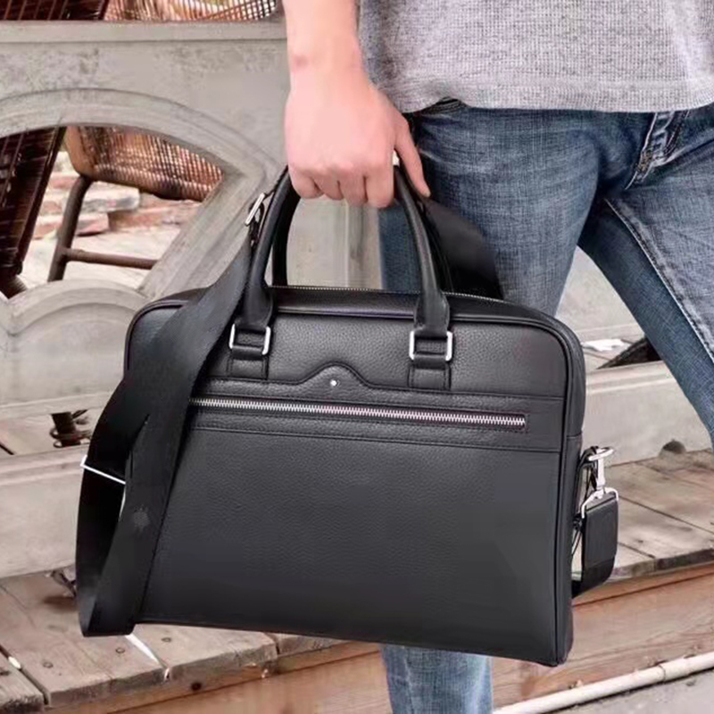 Luxury Designer Briefcase for Men Real Leather Business Laptop Bag Gentlemanly Attache Case with Removable Strap, Black
Luxury Designer Briefcase for Men Real Leather Business Laptop Bag Gentlemanly Attache Case with Removable Strap, Black
