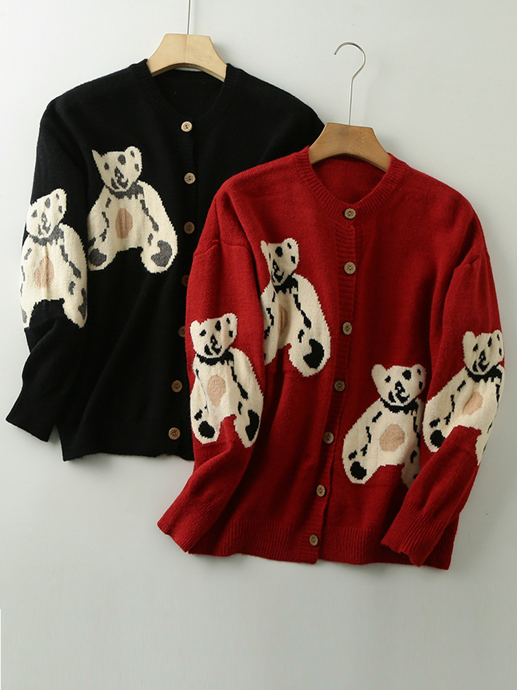 YuooMuoo Fashion Cartoon Knitted Women Cardigans 2022 New Autumn Casual All Match Single-breasted Sweater Coat Chic Ladies Tops, Black
YuooMuoo Fashion Cartoon Knitted Women Cardigans 2022 New Autumn Casual All Match Single-breasted Sweater Coat Chic Ladies Tops, Black