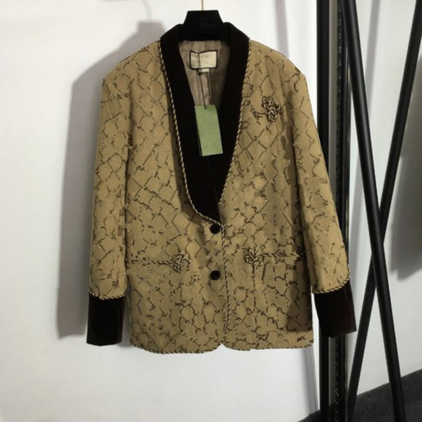 Medigo-GG301 fashion women suit designer clothes blazer with full letters Double G 2022 spring new released tops plus size, Brown
Medigo-GG301 fashion women suit designer clothes blazer with full letters Double G 2022 spring new released tops plus size, Brown