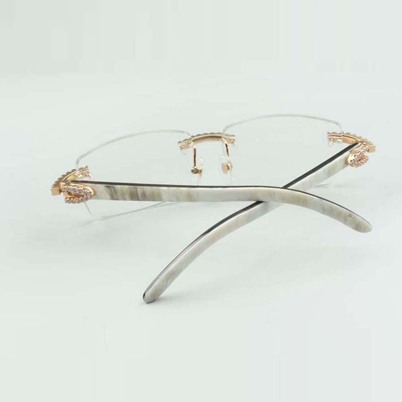 endlesses buffs dias sunglasses frames 3524012 with natural hybrid buffalo horns legs and 56mm lens