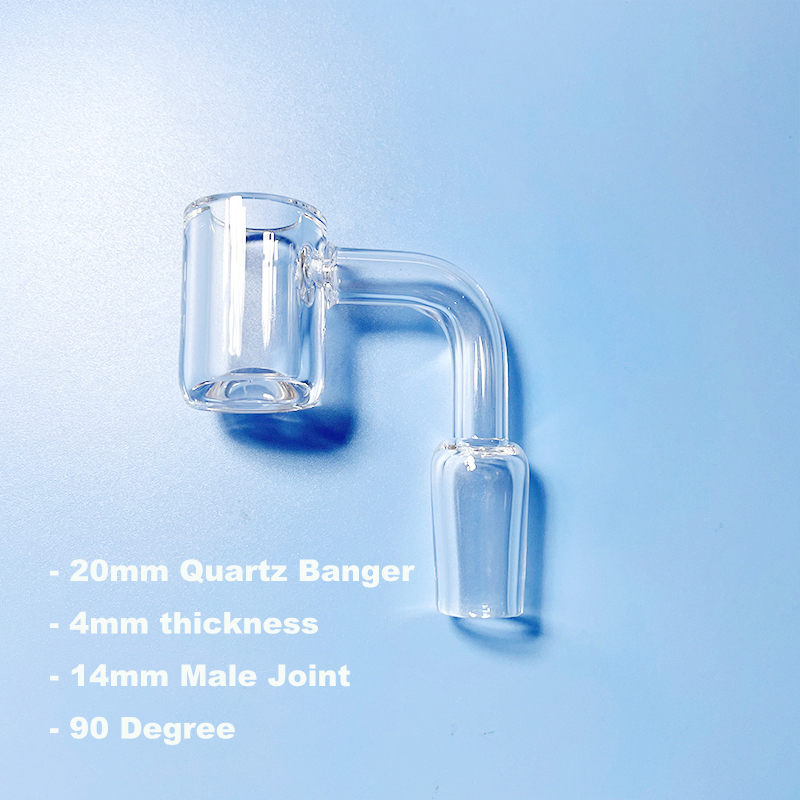 4mm Thick 20mm OD Small Quartz Banger Glass Water Bong Smoking Pipe Glass Oil Burner Bowl 10mm 14mm 18mm Male Female 45 90 Degree Joint Nail
4mm Thick 20mm OD Small Quartz Banger Glass Water Bong Smoking Pipe Glass Oil Burner Bowl 10mm 14mm 18mm Male Female 45 90 Degree Joint Nail