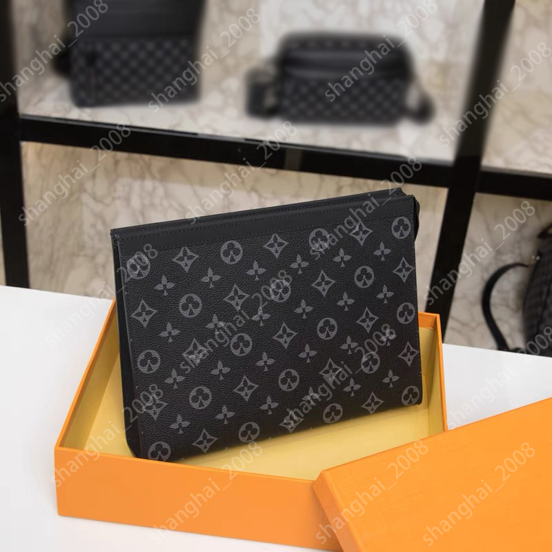 Luxurys Clutch bags wallet Toiletry Pouch Handbags genuine Leather Purses Men Women Leather Handbag Shoulder Bag Wallets Card Holder Chain, Black grid
Luxurys Clutch bags wallet Toiletry Pouch Handbags genuine Leather Purses Men Women Leather Handbag Shoulder Bag Wallets Card Holder Chain, Black grid