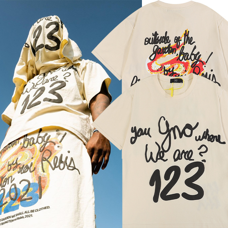 Mens Cotton T Shirts Foaming Print Letter Graffiti Short Sleeve American High Street Vintage Loose T-shirt Tide Tops for Men and Women
Mens Cotton T Shirts Foaming Print Letter Graffiti Short Sleeve American High Street Vintage Loose T-shirt Tide Tops for Men and Women