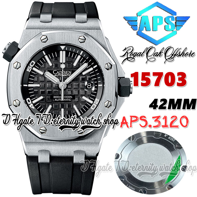 APSF V2 aps15703 Cal.3120 aps3120 Automatic Mens Watch 42MM Black Grande Tapisserie Dial Sapphire Stainless Steel Case Rubber Strap Super Version eternity Watches, Watch waterproof production cost
APSF V2 aps15703 Cal.3120 aps3120 Automatic Mens Watch 42MM Black Grande Tapisserie Dial Sapphire Stainless Steel Case Rubber Strap Super Version eternity Watches, Watch waterproof production cost