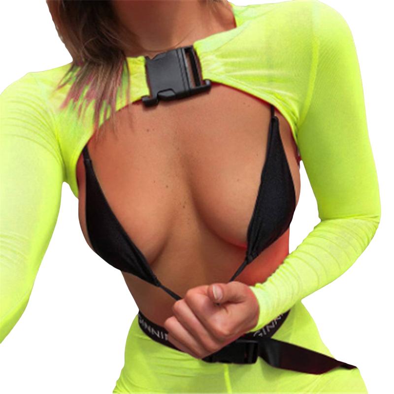 Women' T-Shirt Pink Mesh Buckle Long Sleeve Crop Top Mujer Streetwear Sexy Temperament T Shirt Women Summer 2022 Black Orange Cropped Tee
Women' T-Shirt Pink Mesh Buckle Long Sleeve Crop Top Mujer Streetwear Sexy Temperament T Shirt Women Summer 2022 Black Orange Cropped Tee